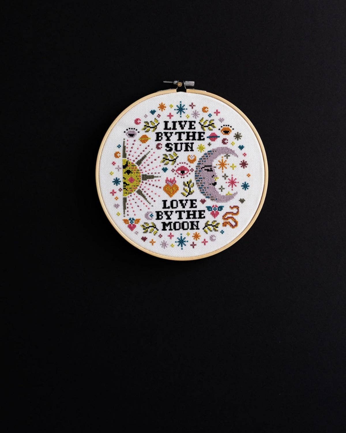 Love By The Moon Cross Stitch Kit by Innocent Bones