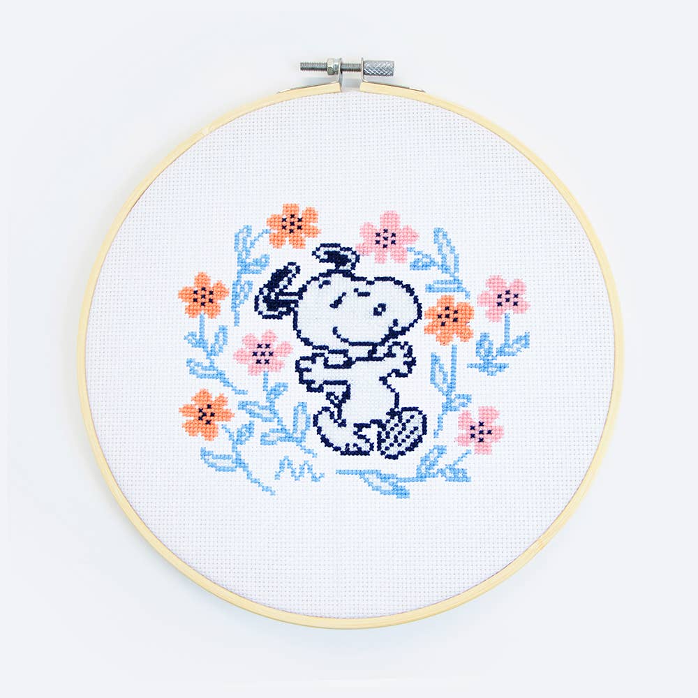 Snoopy Dancing Cross Stitch Kit