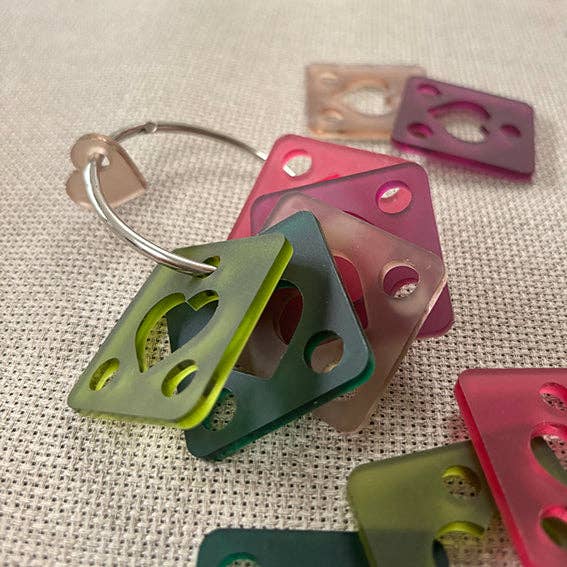 Festive Punch Acrylic Floss Drops by Love Poppet