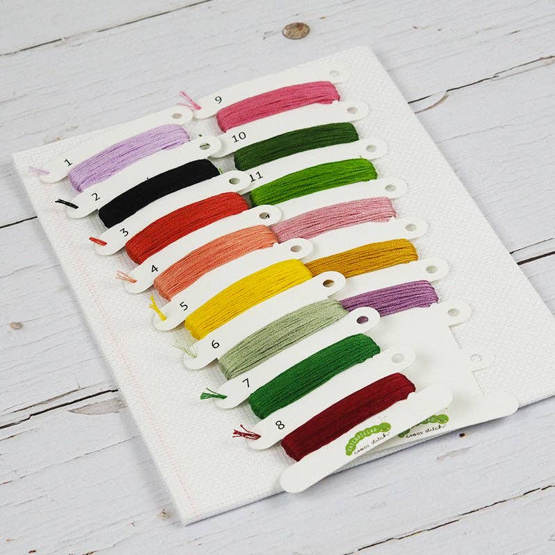 Bloom and Grow Cross Stitch Kit by Caterpillar Cross Stitch