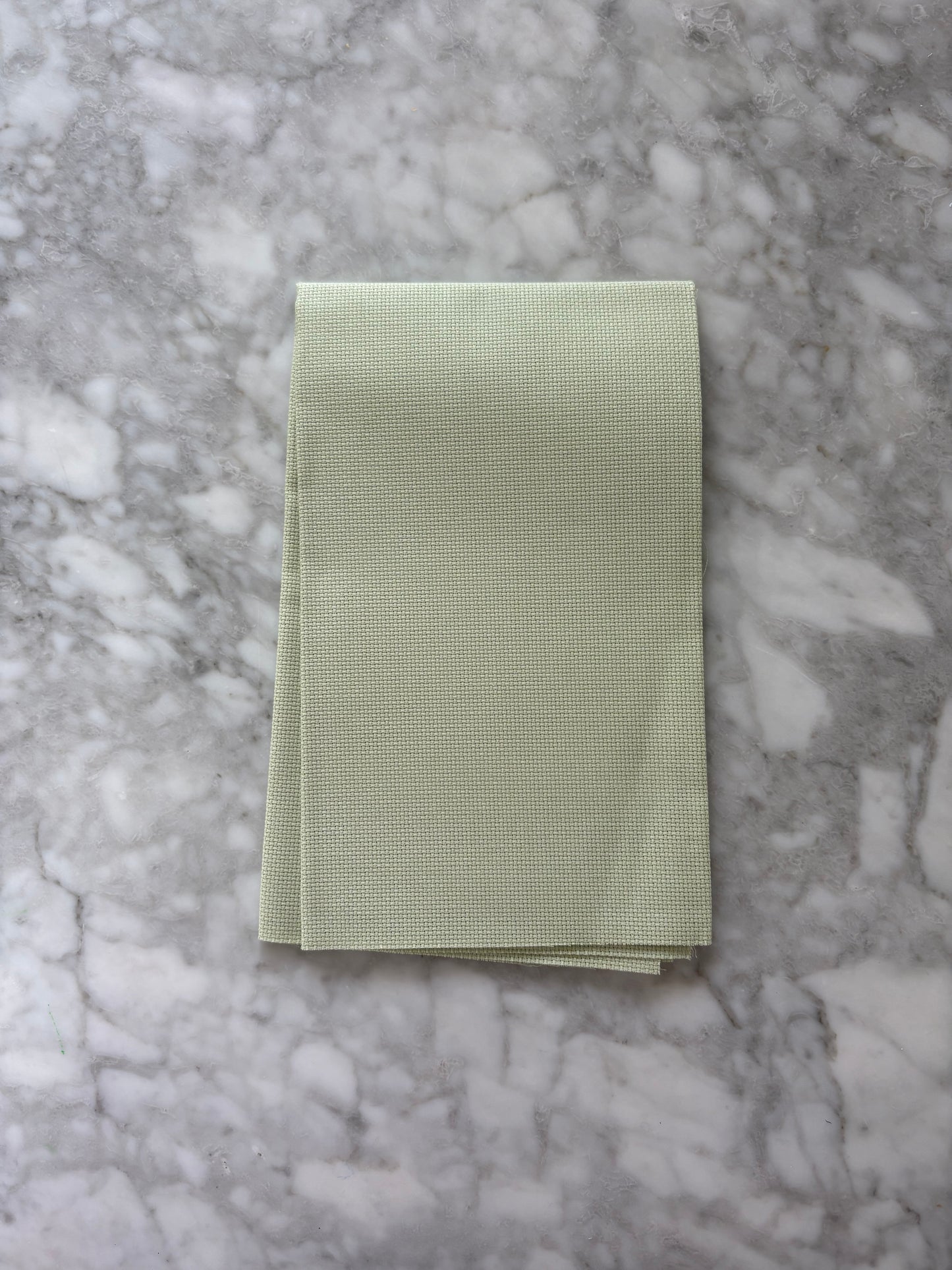 Mimosa Green Zweigart Aida Cross Stitch Fabric - 18 Count