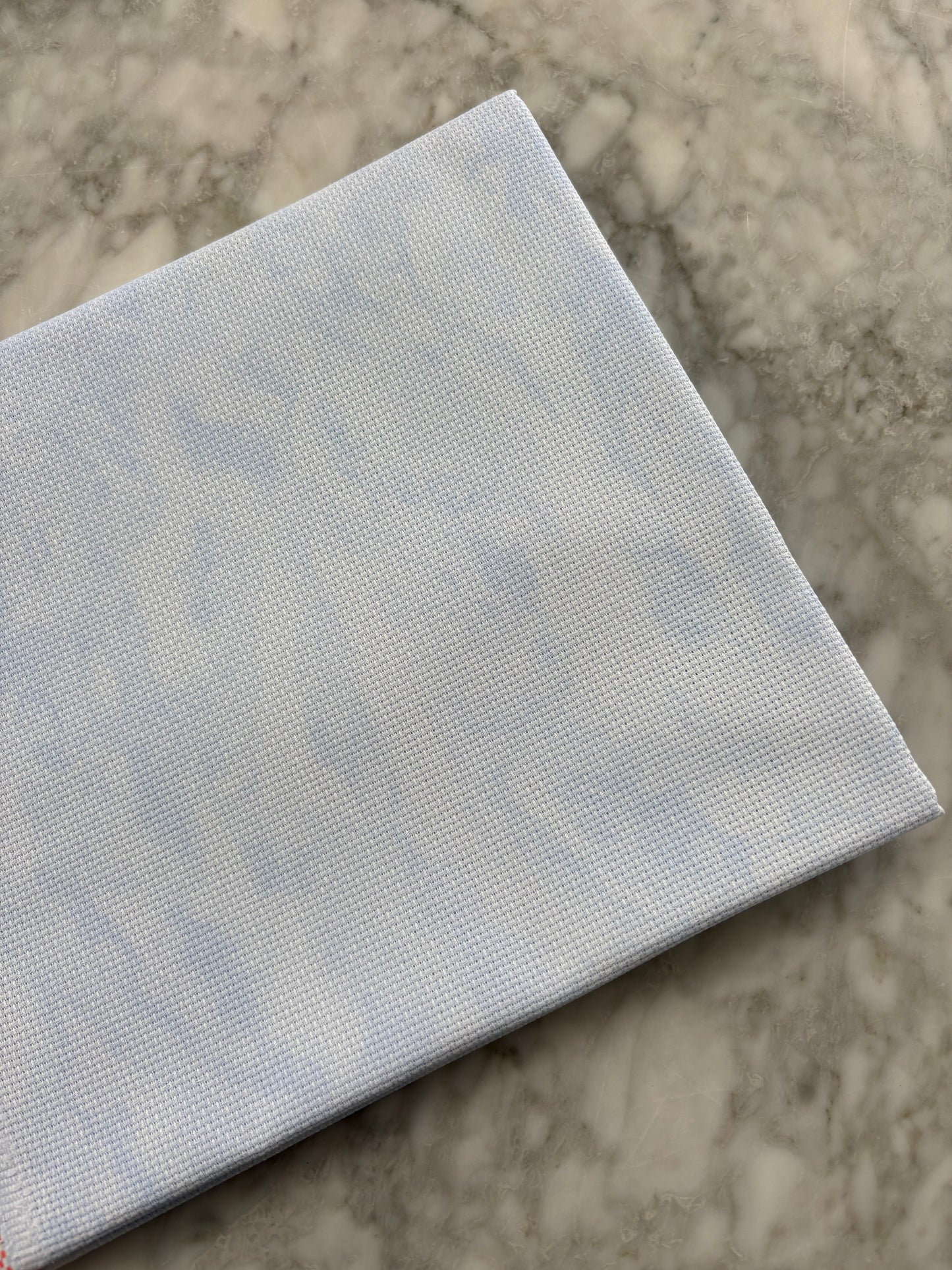 Vintage Blue Whisper Zweigart Aida Cross Stitch Fabric - 14 Count
