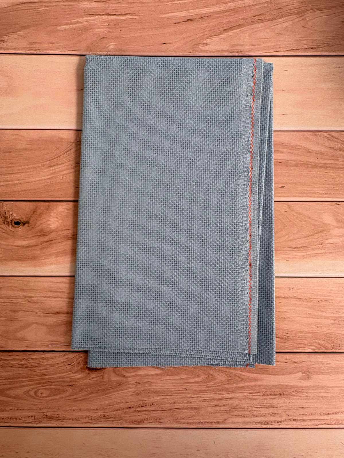 Light Antique Blue Zweigart Aida Cross Stitch Fabric - 18 Count