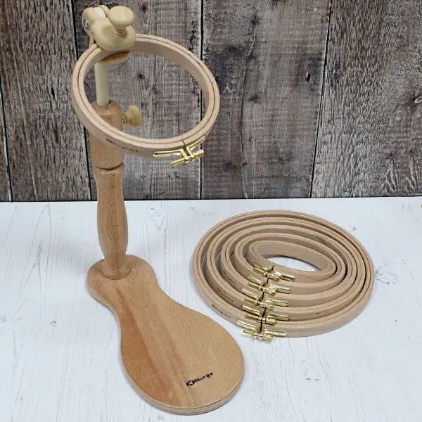 Nurge Adjustable Embroidery Hoop Seat Stand
