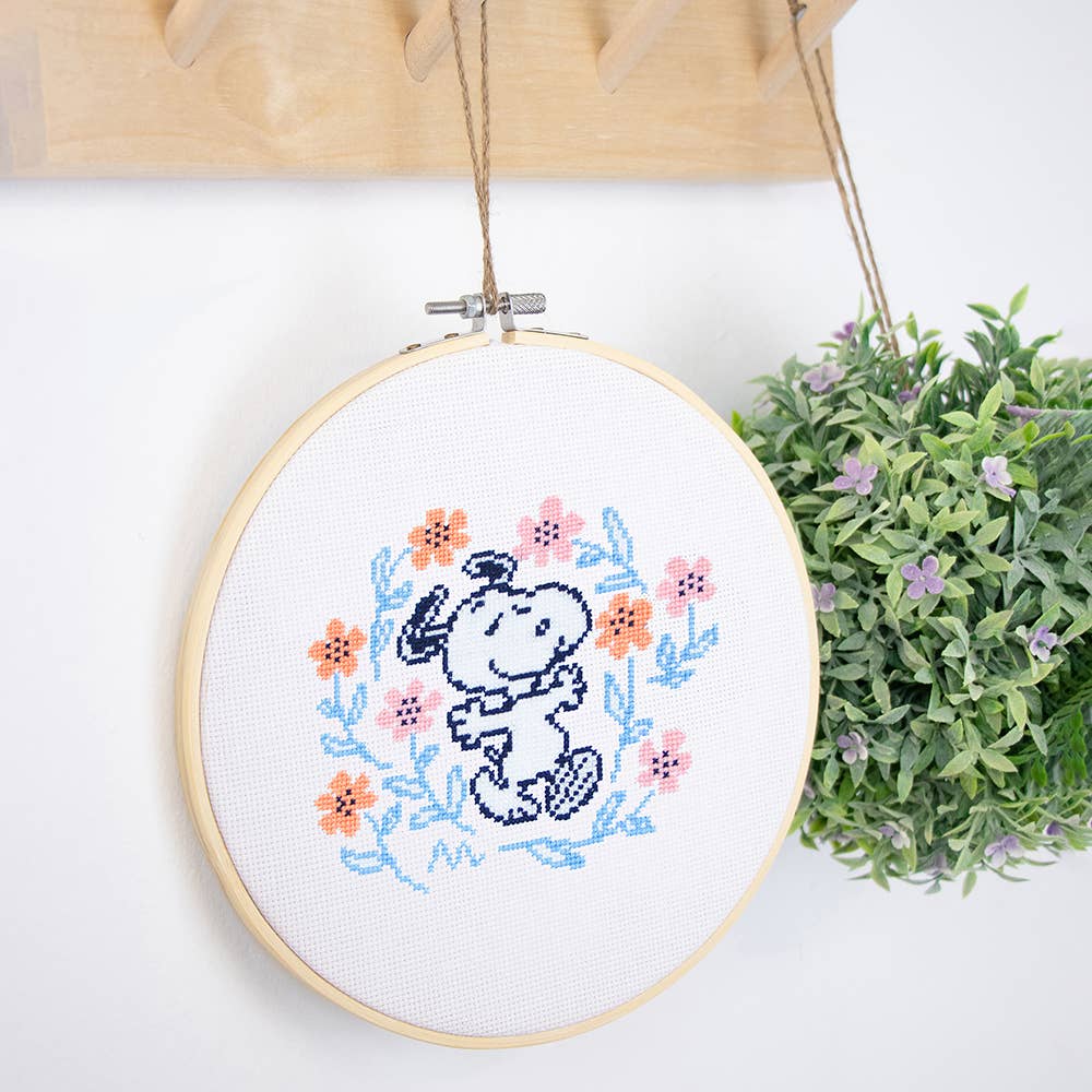 Snoopy Dancing Cross Stitch Kit