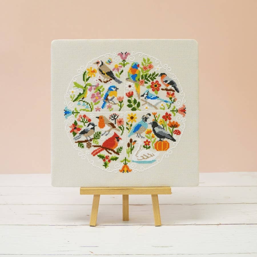 Song of the Seasons Cross Stitch Kit by Caterpillar Cross Stitch