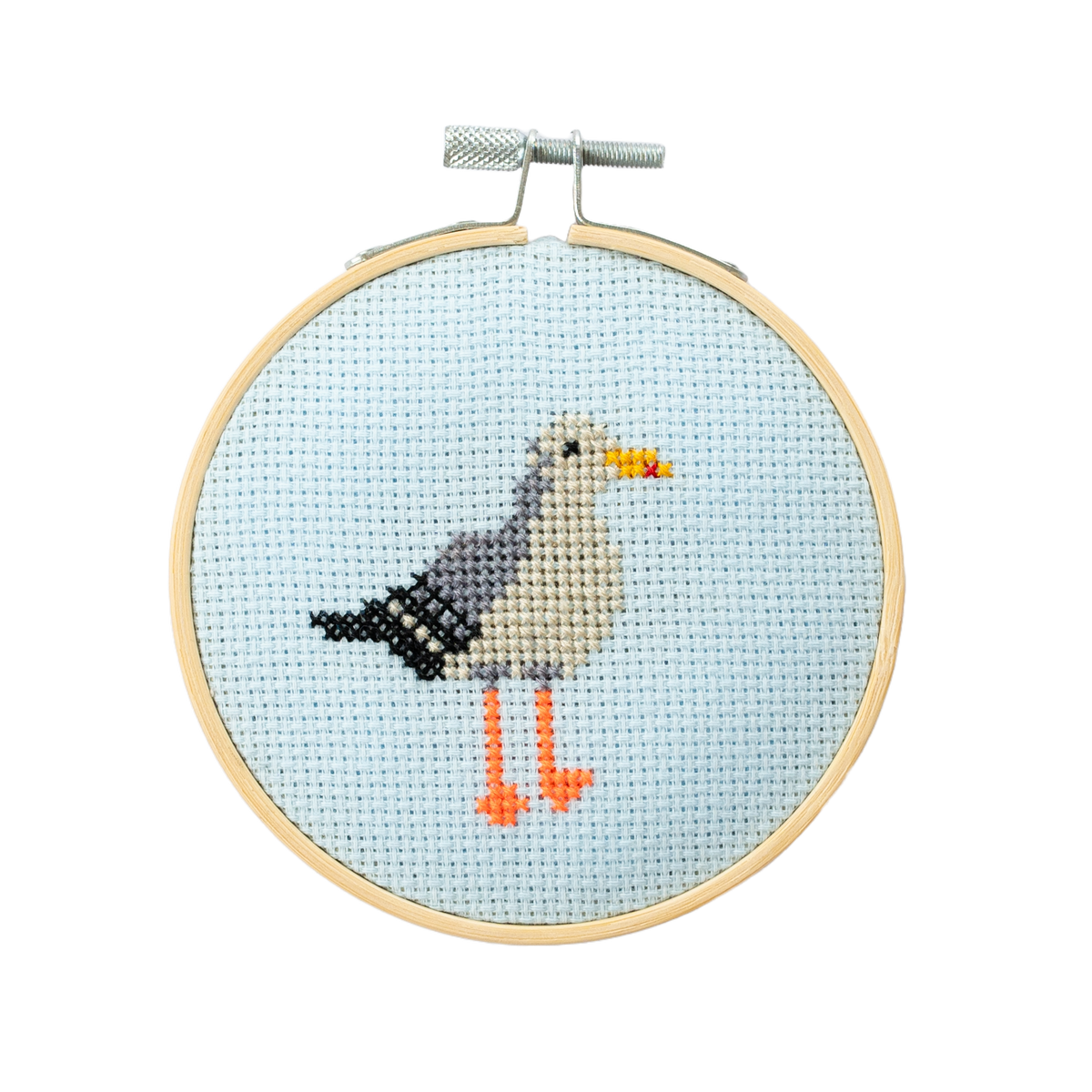 Seagull Beginner Cross Stitch Kit by Cotton Clara