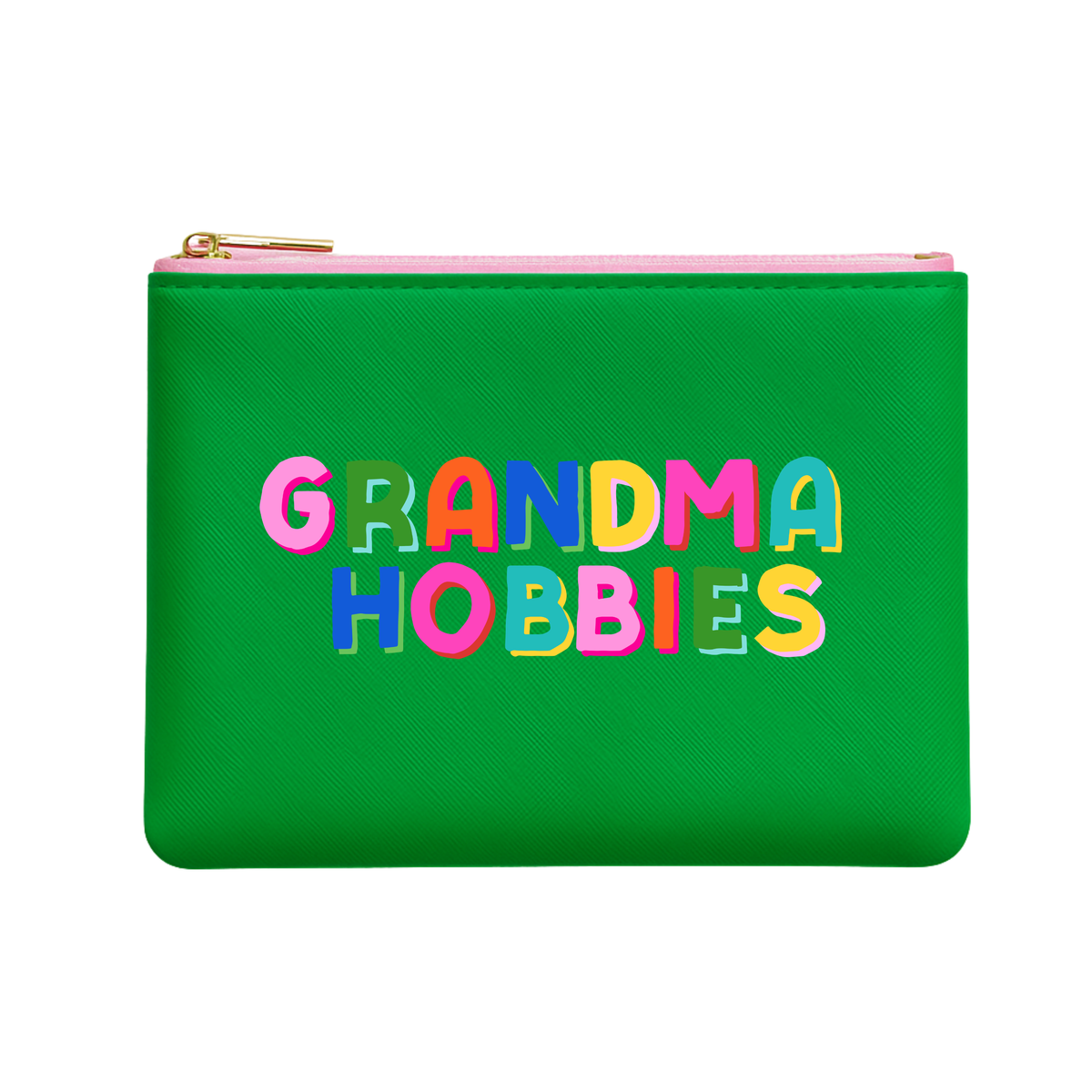 Grandma Hobbies Green Cross Stitch Project Bag by Grandma Hobby Co