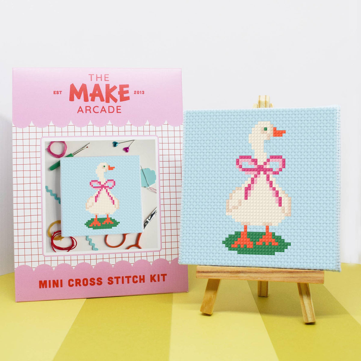Goose Mini Cross Stitch Kit by The Make Arcade