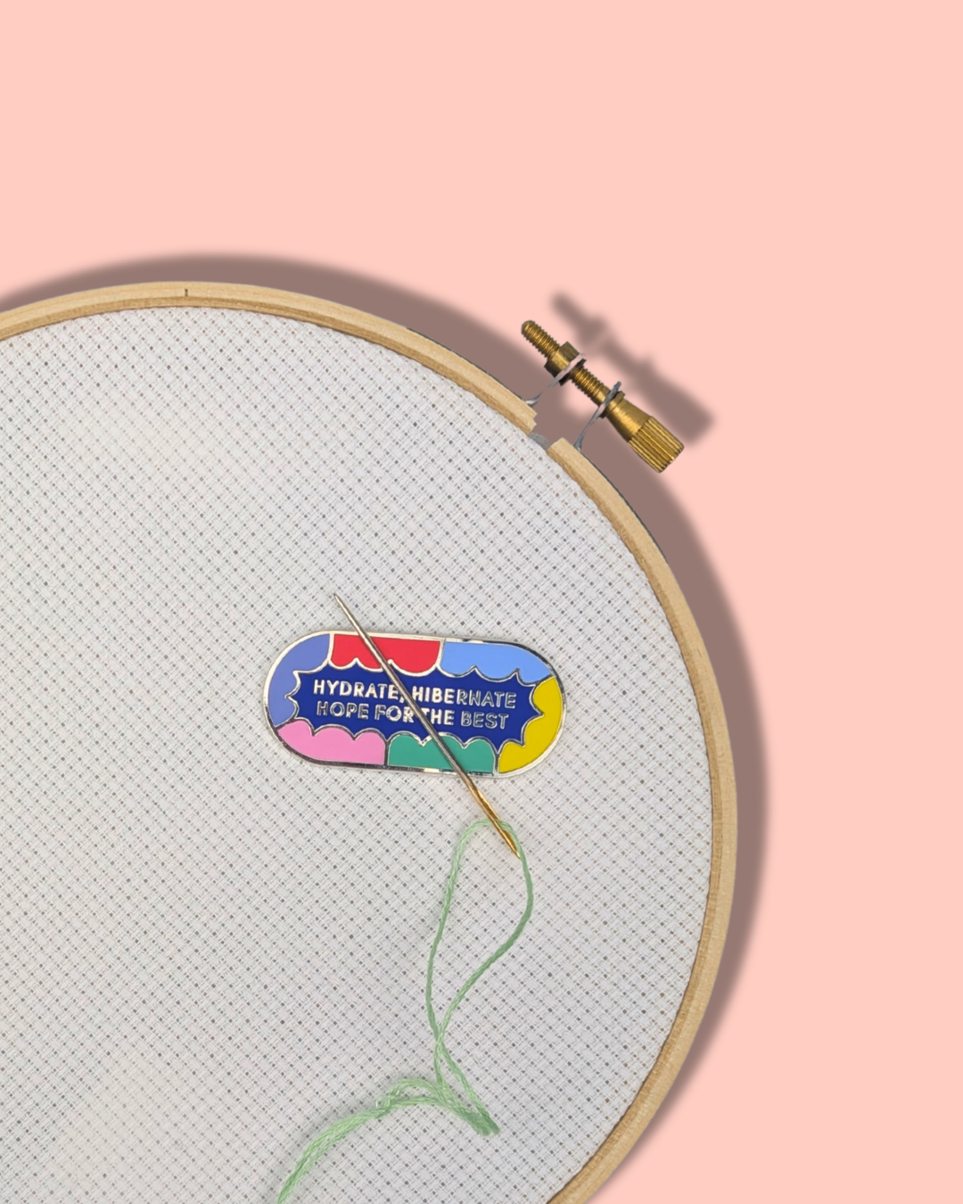 SOHMO 'Hydrate, Hibernate, Hope For The Best' Magnetic Needle Minder
