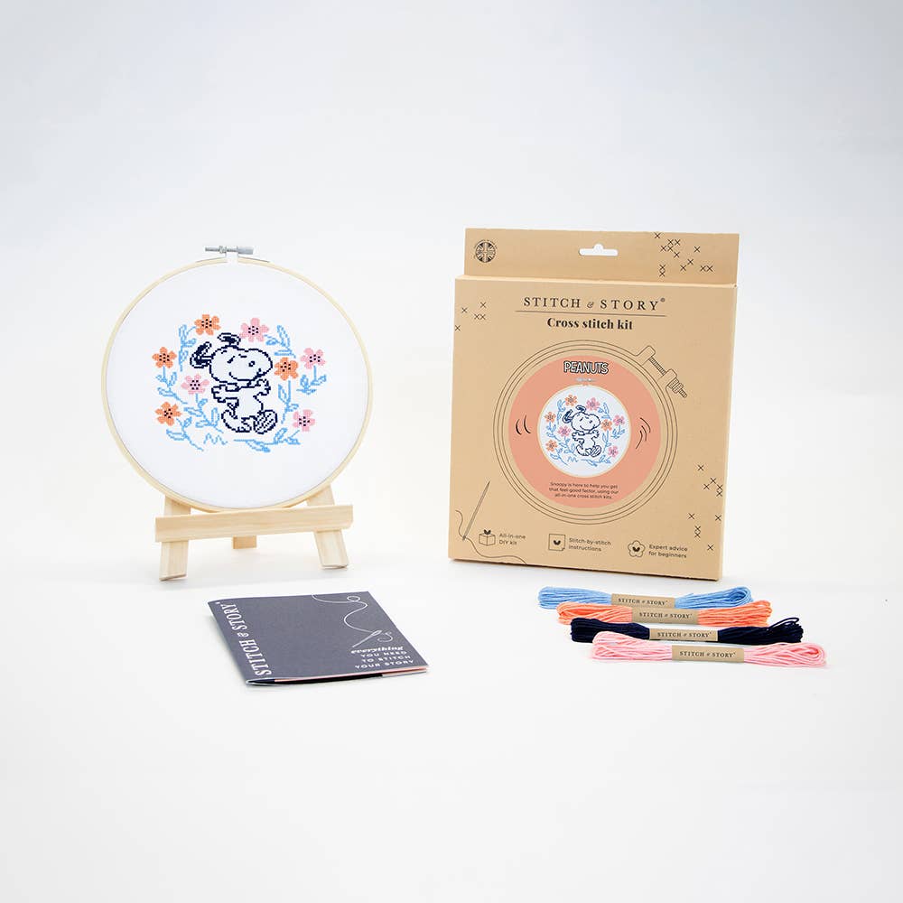Snoopy Dancing Cross Stitch Kit