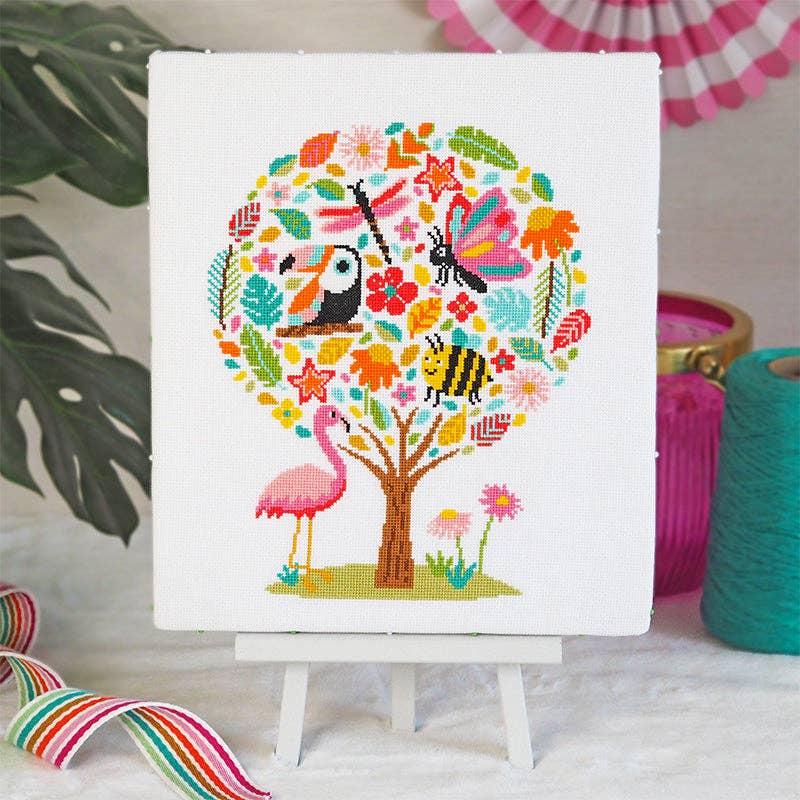 Hello Sunshine Cross Stitch Kit by Caterpillar Cross Stitch
