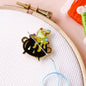 Cauldron Magnetic Needle Minder by Caterpillar Cross Stitch