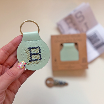 Stitch Your Own Keyring - Mint