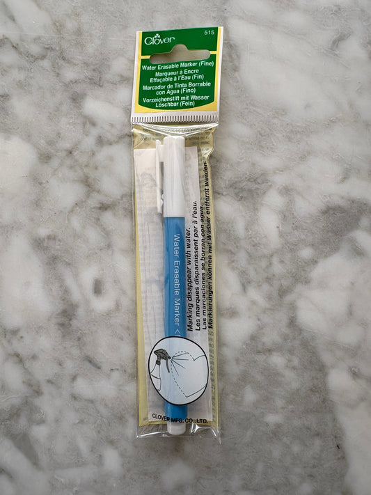 Clover Water Erasable Marker – Fine Tip