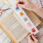 Tea/Mugs Beginner Cross Stitch Bookmark Kit by Cotton Clara