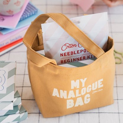 My Analogue Bag Mini Project Bag by Cotton Clara