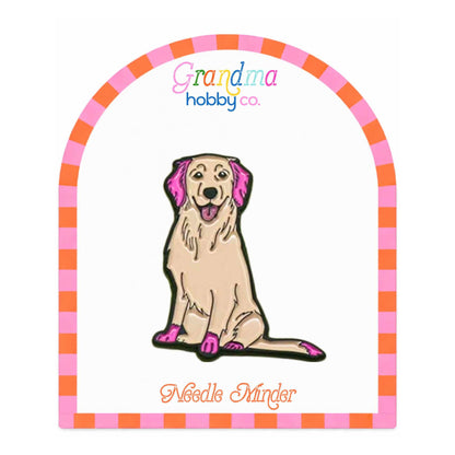 Golden Retriever Needle Minder by Grandma Hobby Co