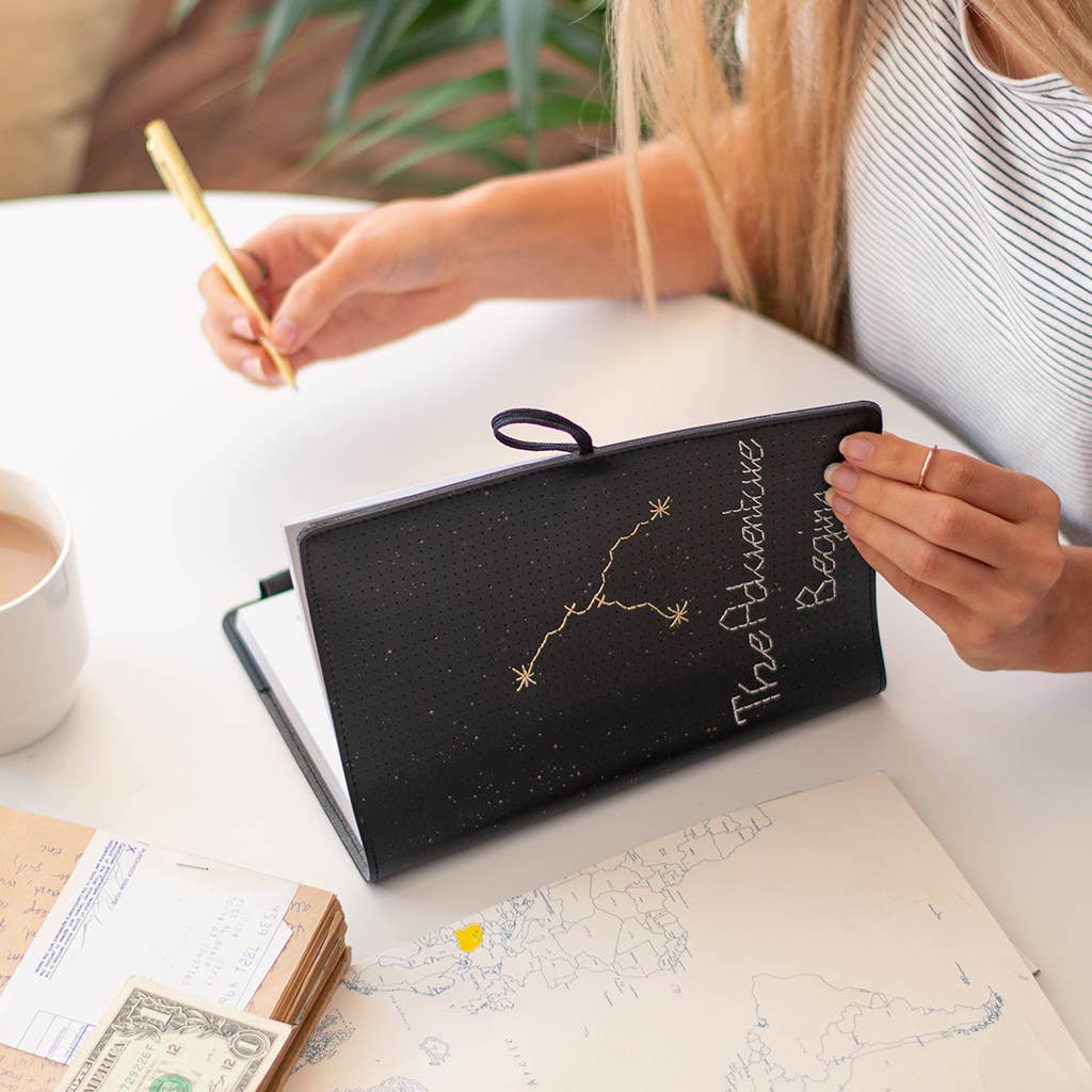 DIY Stitch Your Star Sign Notebook