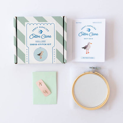 Duck Beginner Cross Stitch Kit by Cotton Clara