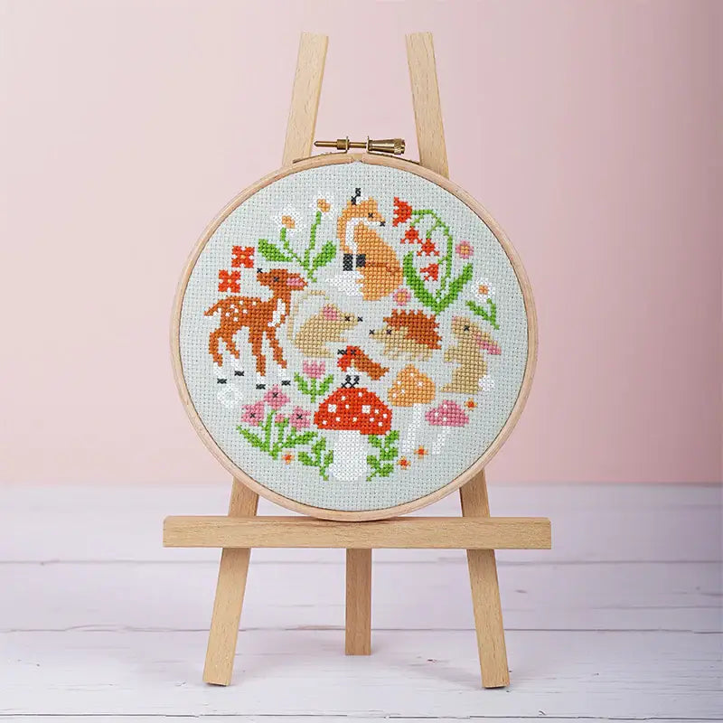 Woodland Whimsies Cross Stitch Kit by Caterpillar Cross Stitch