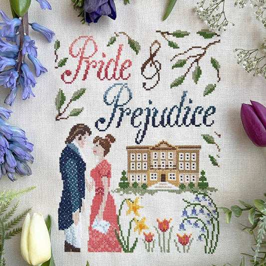 Pride & Prejudice Cross Stitch Kit by Love Poppet