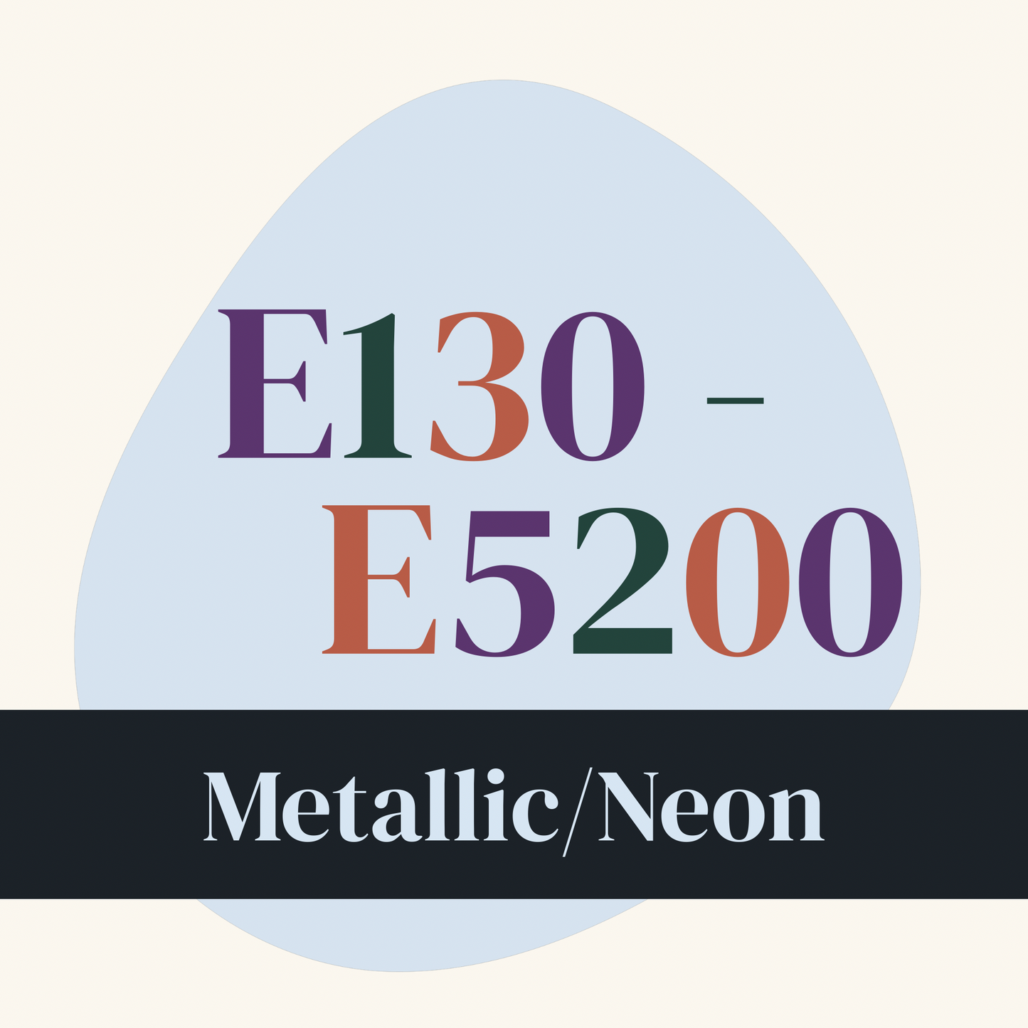DMC Stranded Cotton Thread #E130-E5200 Metallic/Neon