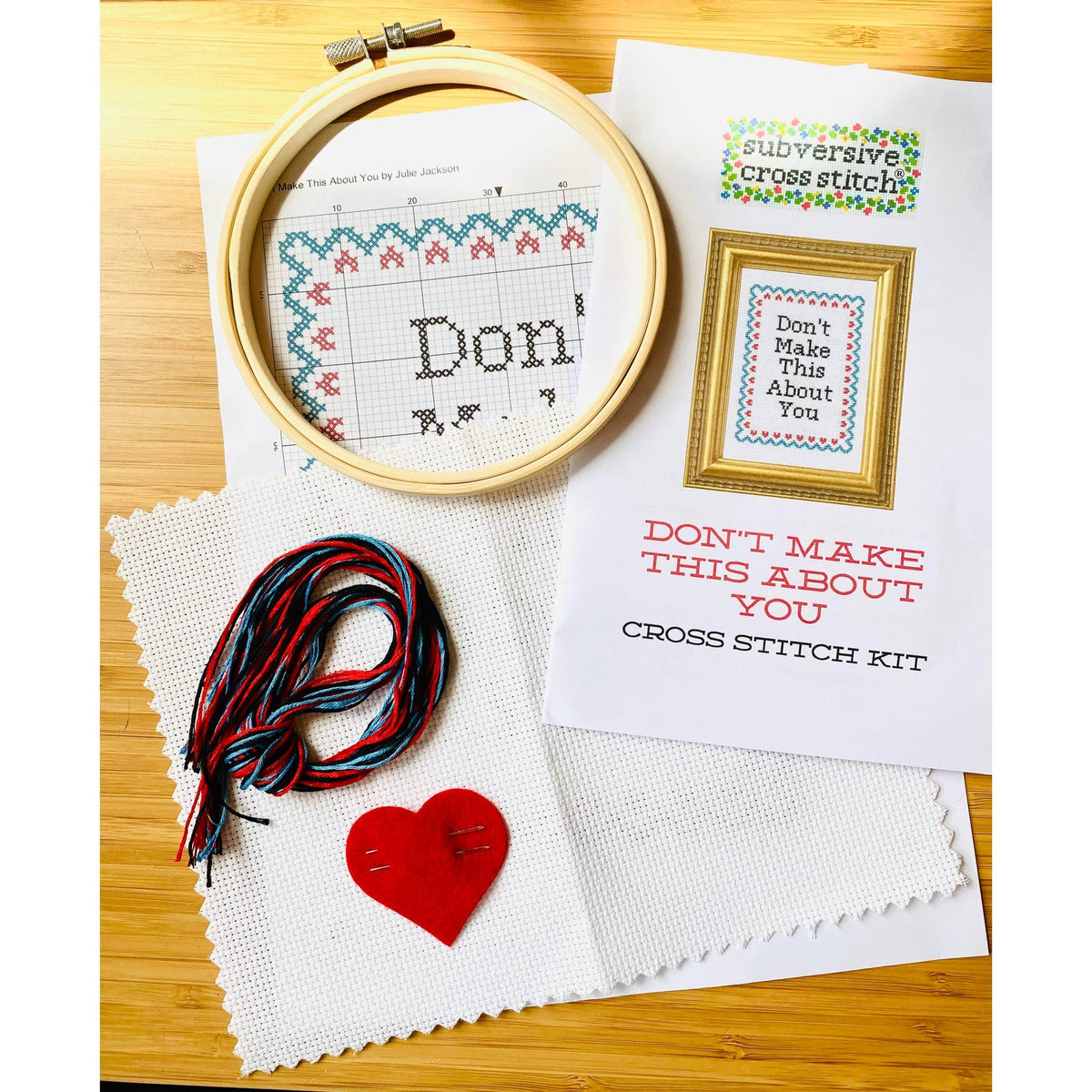 Can You Not Cross Stitch Kit by Subversive Cross Stitch