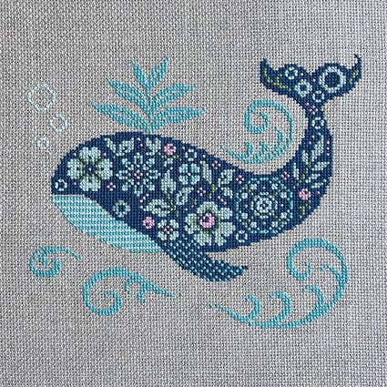 Whale of a Time Cross Stitch Kit by Love Poppet
