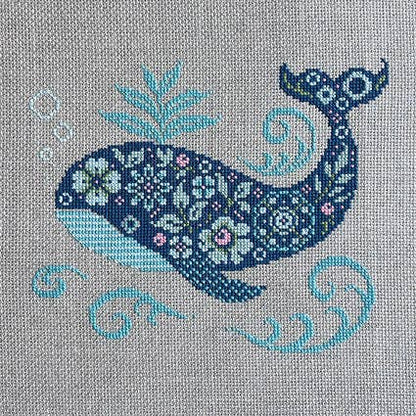 Whale of a Time Cross Stitch Kit by Love Poppet