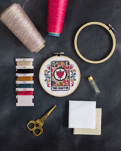 ‘The Crafter' Tarot Cross Stitch Kit by Innocent Bones