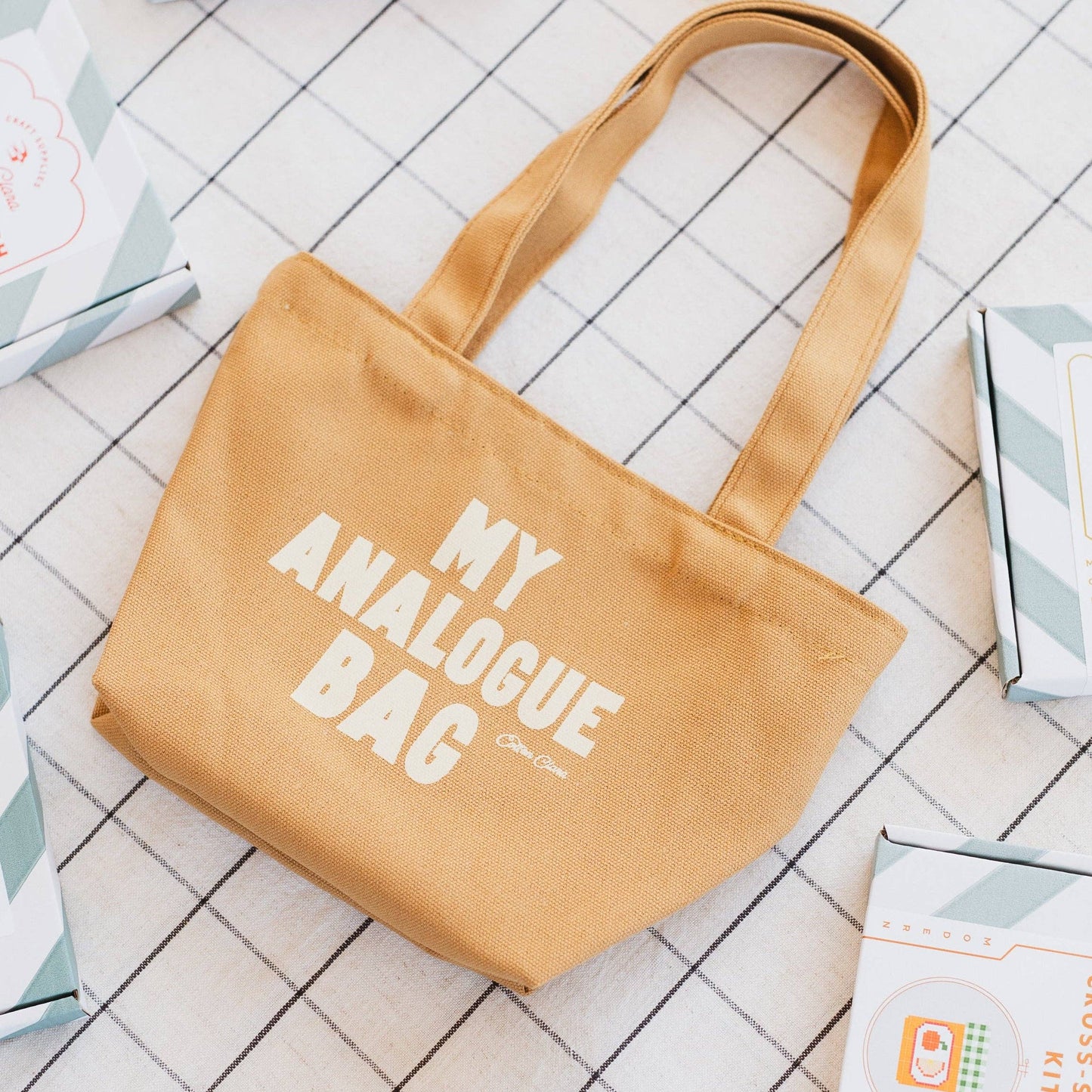 My Analogue Bag Mini Project Bag by Cotton Clara