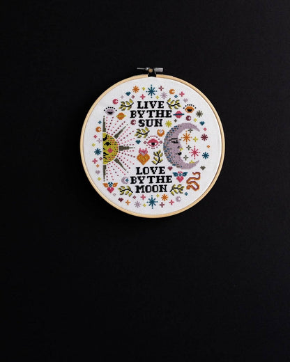 Love By The Moon Cross Stitch Kit by Innocent Bones