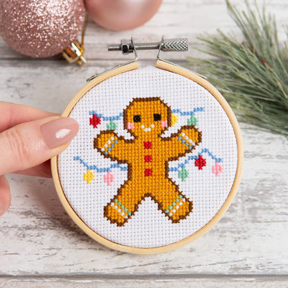 Gingerbread Man Christmas Cross Stitch Kit