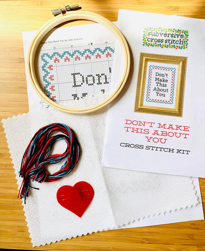 Keep Your F*cking Shit Together cross stitch kit by Subversive Cross Stitch