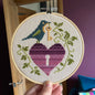 Key To My Heart Cross Stitch Kit by Love Poppet
