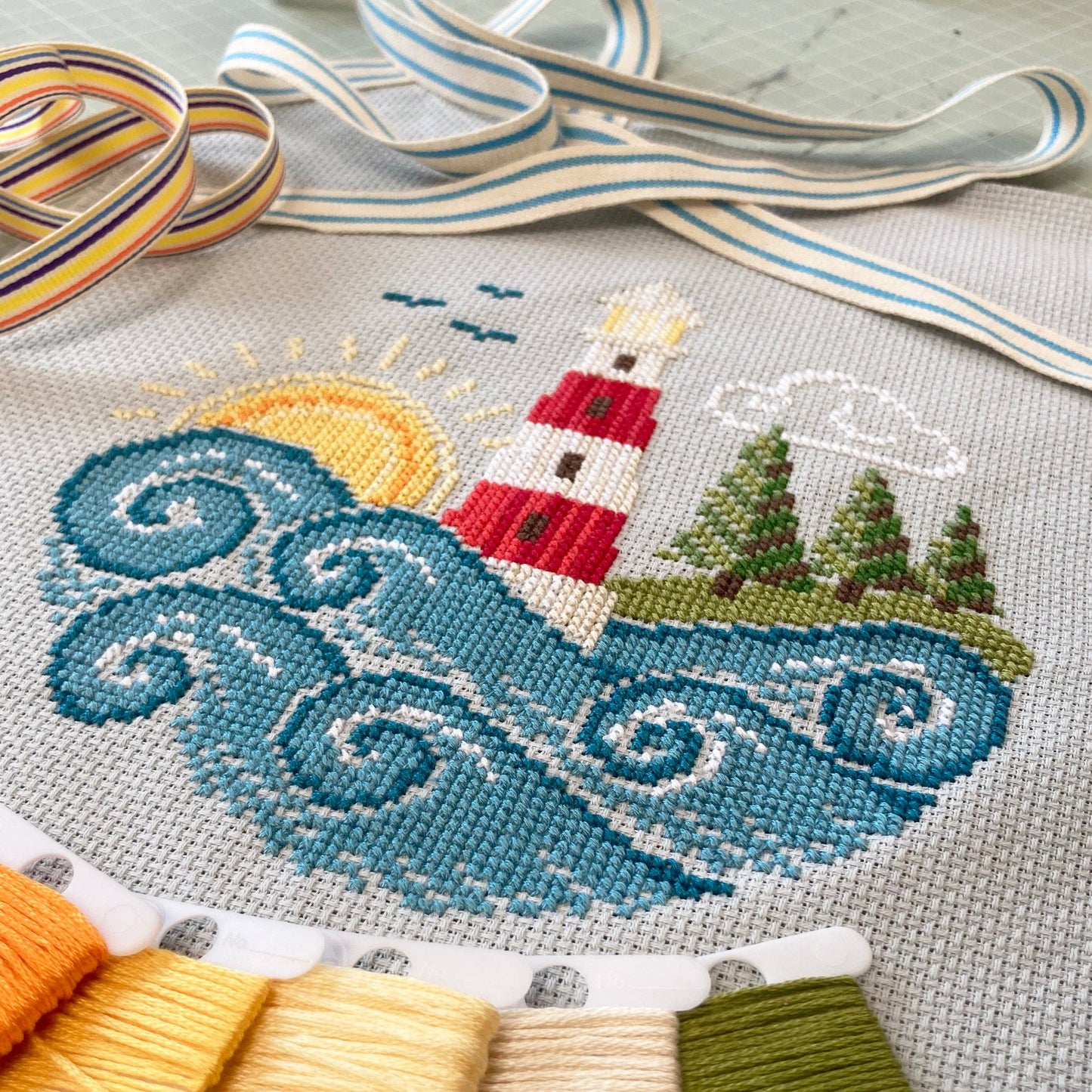 Going Coastal Cross Stitch Kit by Love Poppet