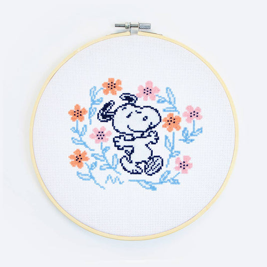 Snoopy Dancing Cross Stitch Kit