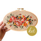 Rosy Chaos Cross Stitch Kit by Junbug and Darlin