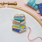 Book Stack Magnetic Needle Minder by Caterpillar Cross Stich