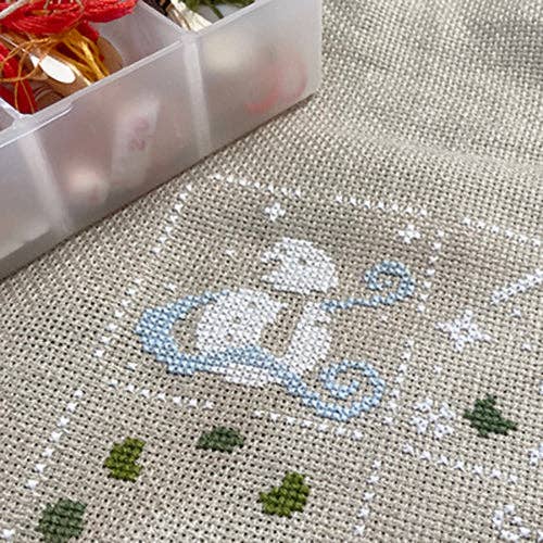 Feeling Festive Advent Cross Stitch Kit by Love Poppet