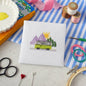 Campervan Mini Cross Stitch Kit by The Make Arcade