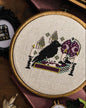 Round Woodgrain Flexi Embroidery Display Hoop - 6 inch