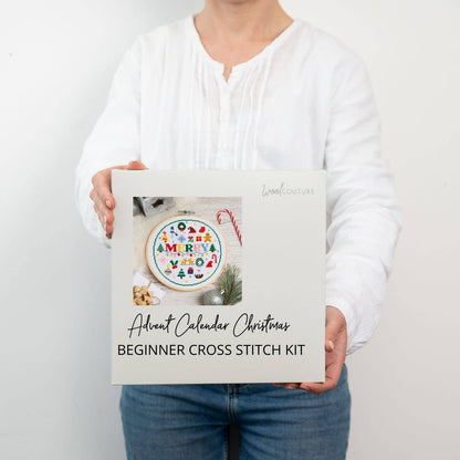 Advent Calendar Christmas Cross Stitch Kit