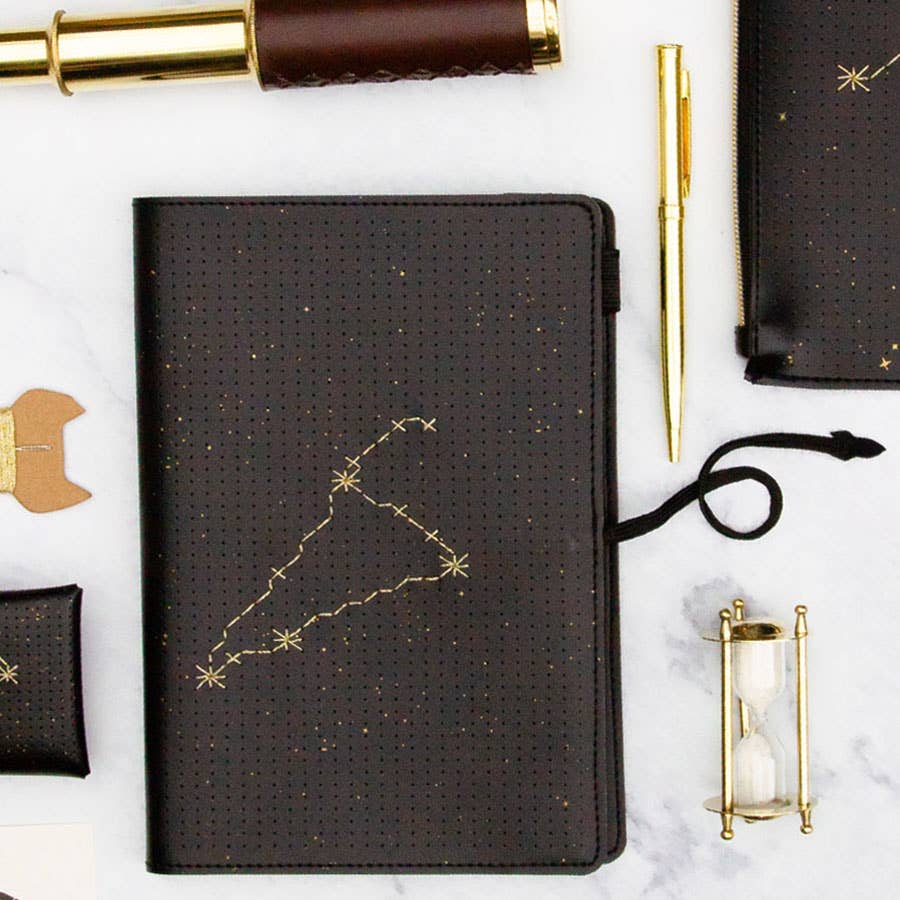 DIY Stitch Your Star Sign Notebook