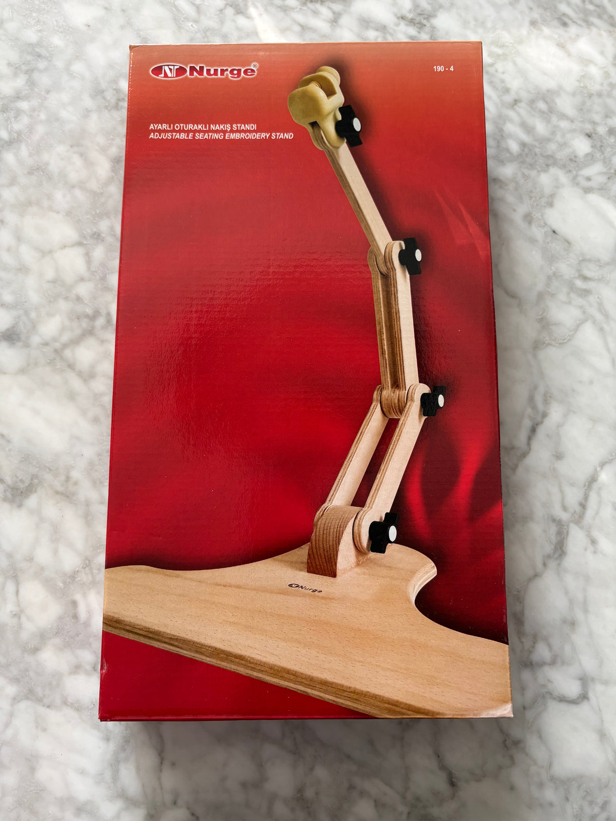 Nurge Adjustable Embroidery Hoop Table / Seat Stand