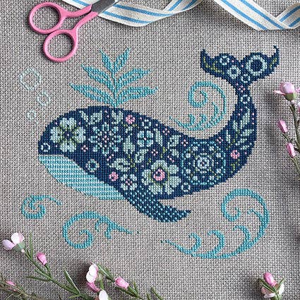 Whale of a Time Cross Stitch Kit by Love Poppet