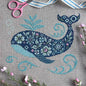 Whale of a Time Cross Stitch Kit by Love Poppet