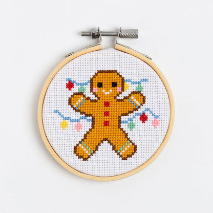 Gingerbread Man Christmas Cross Stitch Kit