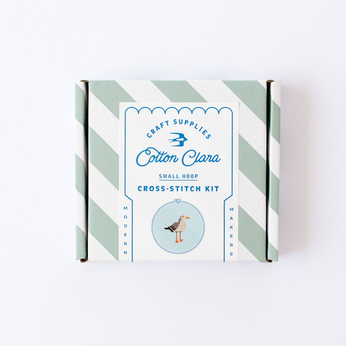 Duck Beginner Cross Stitch Kit by Cotton Clara